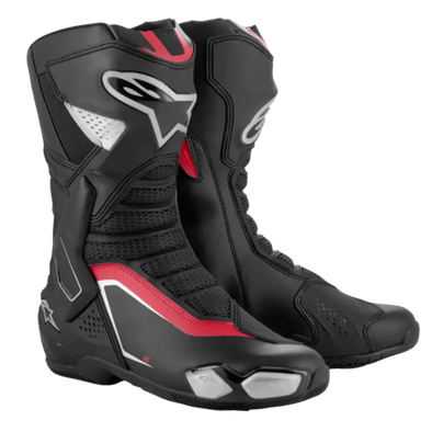 Alpinestars SMX-6 V3 Boots, Black/Silver/Red