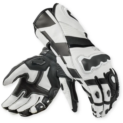 REV'IT! Jerez 4 Gloves, White/Black