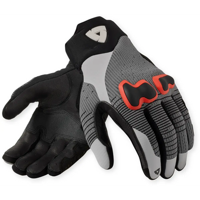 REV'IT! Kinetic 2 Gloves, Grey/Red