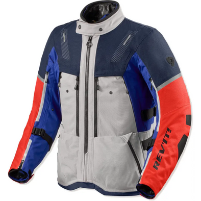 REV'IT! Sand 5 H2O Jacket, Silver/Blue