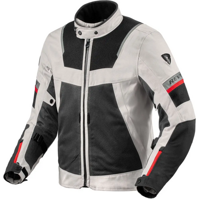 REV'IT! Tornado 4 H2O Jacket, Silver/Black
